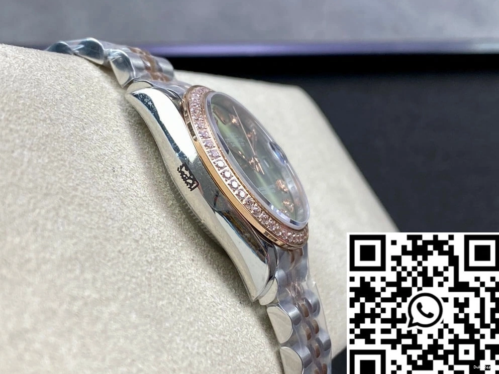 Datejust 31MM Green Factory Diamond-set EW Dial Rolex 0209